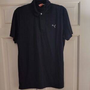 Puma Black Men's Polo Shirt